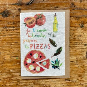 carte a planter recette pizza graine de tomate