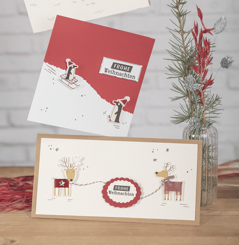 Personnaliser ses cartes et paquets de Noël avec nos ensembles de 6 stickers.