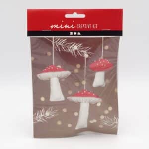 Kit créatif de noel champignon à suspendre