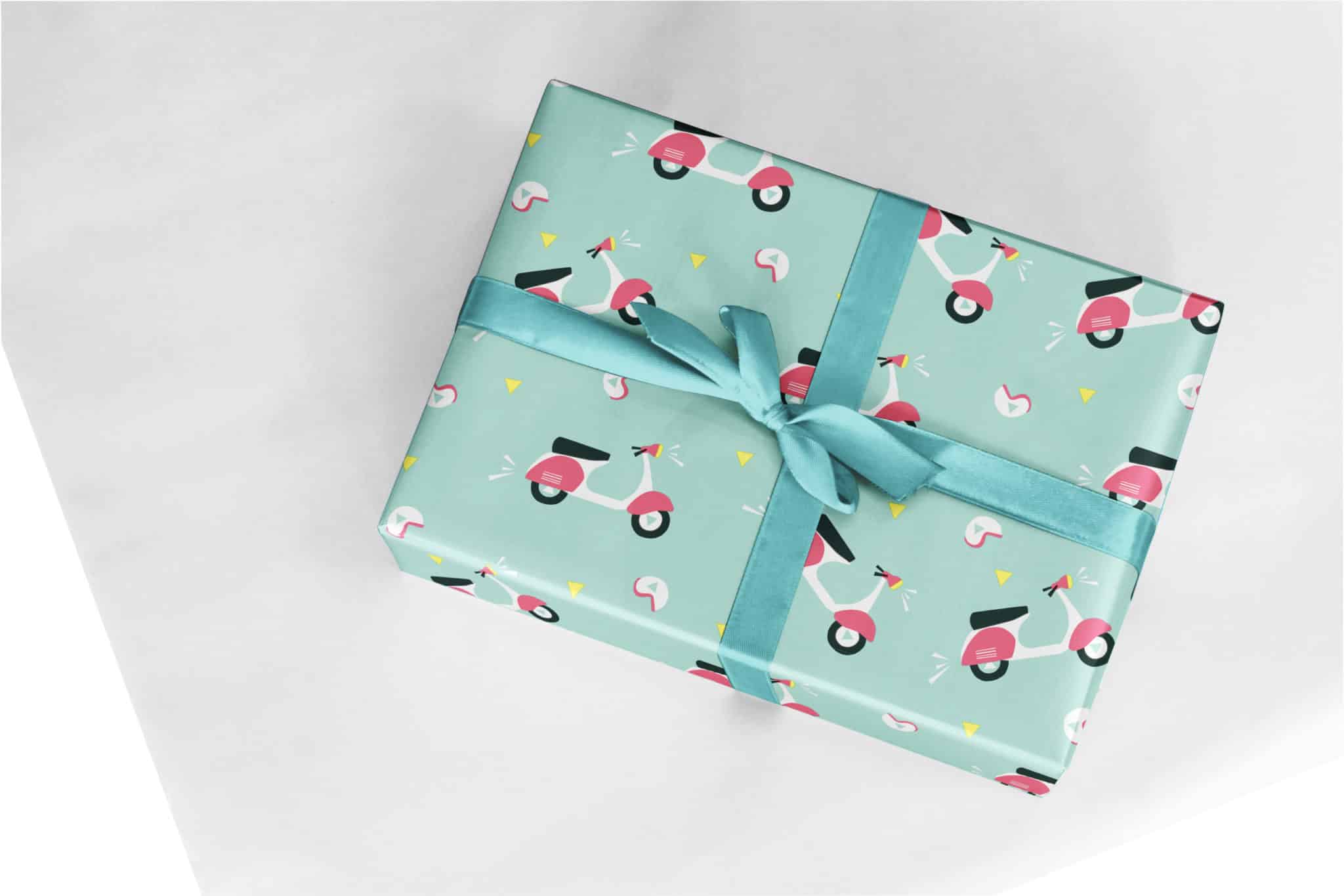 Papier Cadeau Sirène - Papier Cadeau Anniversaire Fille - 6 Feuilles  d'Emballage Cadeau pour Filles - Thème Sous-Marin Baby Sh[456]