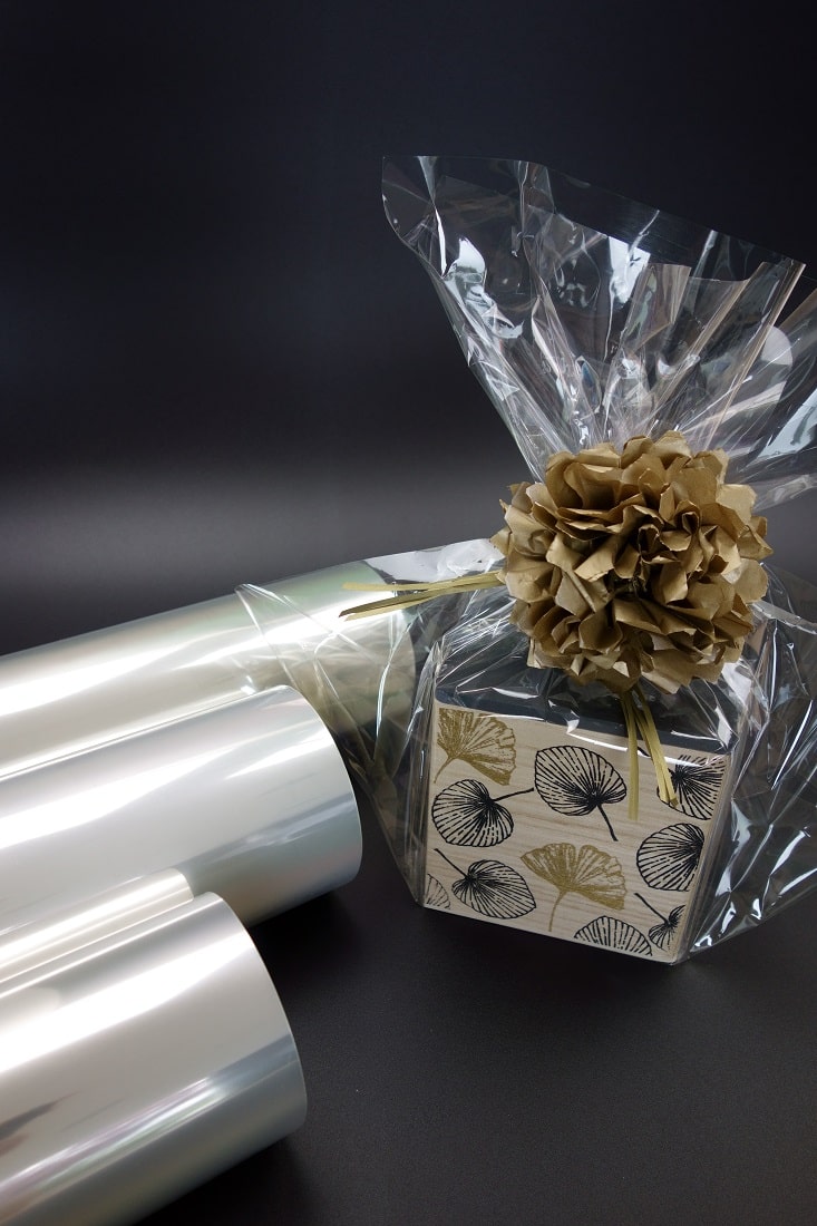 Papier Cellophane Transparent pour emballage de fleurs, emballage créatif  pour Bouquet de fleurs, cadeau, décoration de mariage