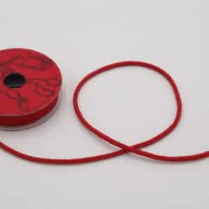 cordon tressé rouge
