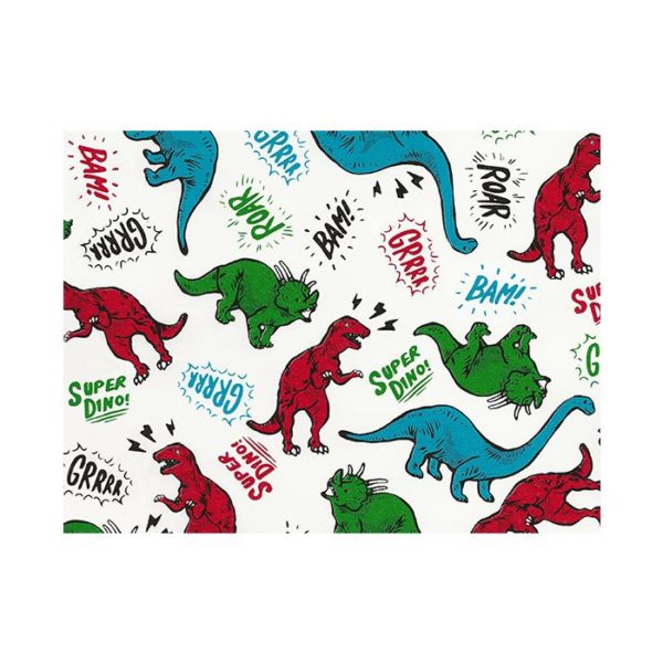 papier cadeaux dinosaure
