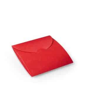 Pochette rouge pour carte cadeau